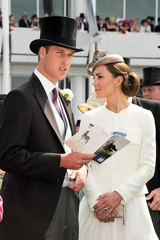 Принц Уильям и Кейт Миддлтон на скачках Epsom Derby