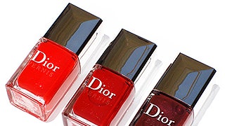 Красные лаки Dior яркий Новый год