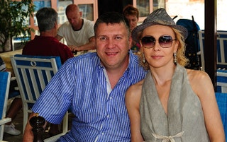 Андрей Буторин с супругой Екатериной .