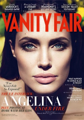 Анджелина Джоли на обложке Vanity Fair