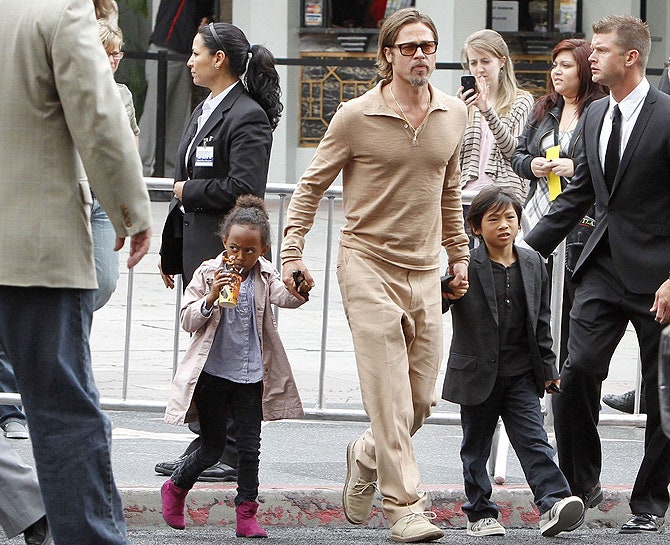 Джоли и Питт на премьере «Кунгфу Панды 2» в LA