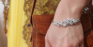 Бабушкин бриллиантовый браслет 1950 года русское производство.