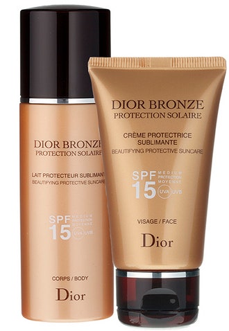 Средства Dior Bronze для тела и лица