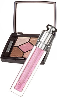 Тени 5 Color Eyeshadow и блеск UltraGloss Crystal Nude от Dior.