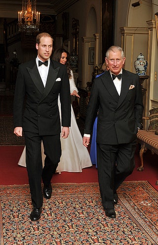 Принц Уильям и принц Чарльз.