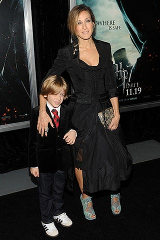 Сара Джессика Паркер с сыном.