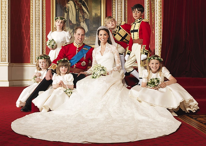 Официальные свадебные фото принца Уильяма и Кейт Миддлтон