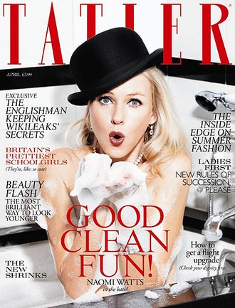 Наоми Уоттс на обложке Tatler
