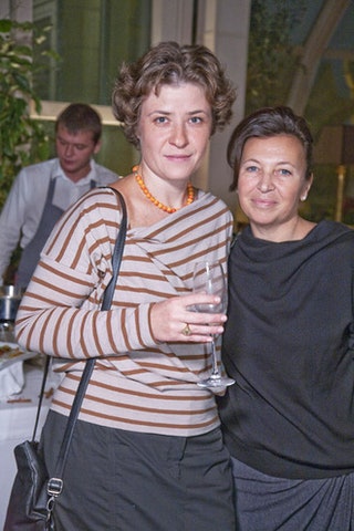 Евгения Микулина и Марина Добровинская.