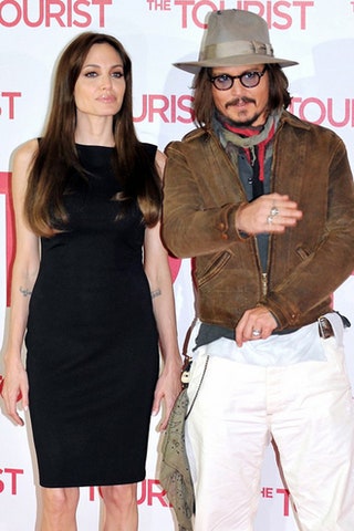 Анджелина Джоли и Джонни Депп.