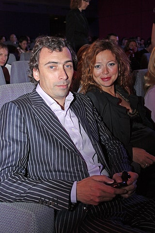 Елена Захарова с мужем.