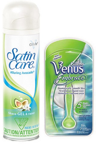 Гель Satin Care и Venus Embrace.