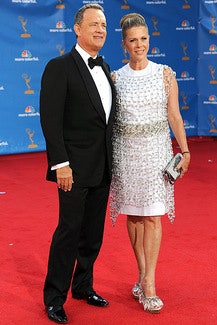 Том Хэнкс и его жена Рита Уилсон.