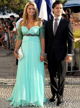 Принц Карл Филипп и принцесса Мадлен .