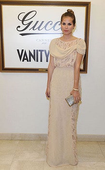 В платье Fendi на вечеринке Vanity Fair.