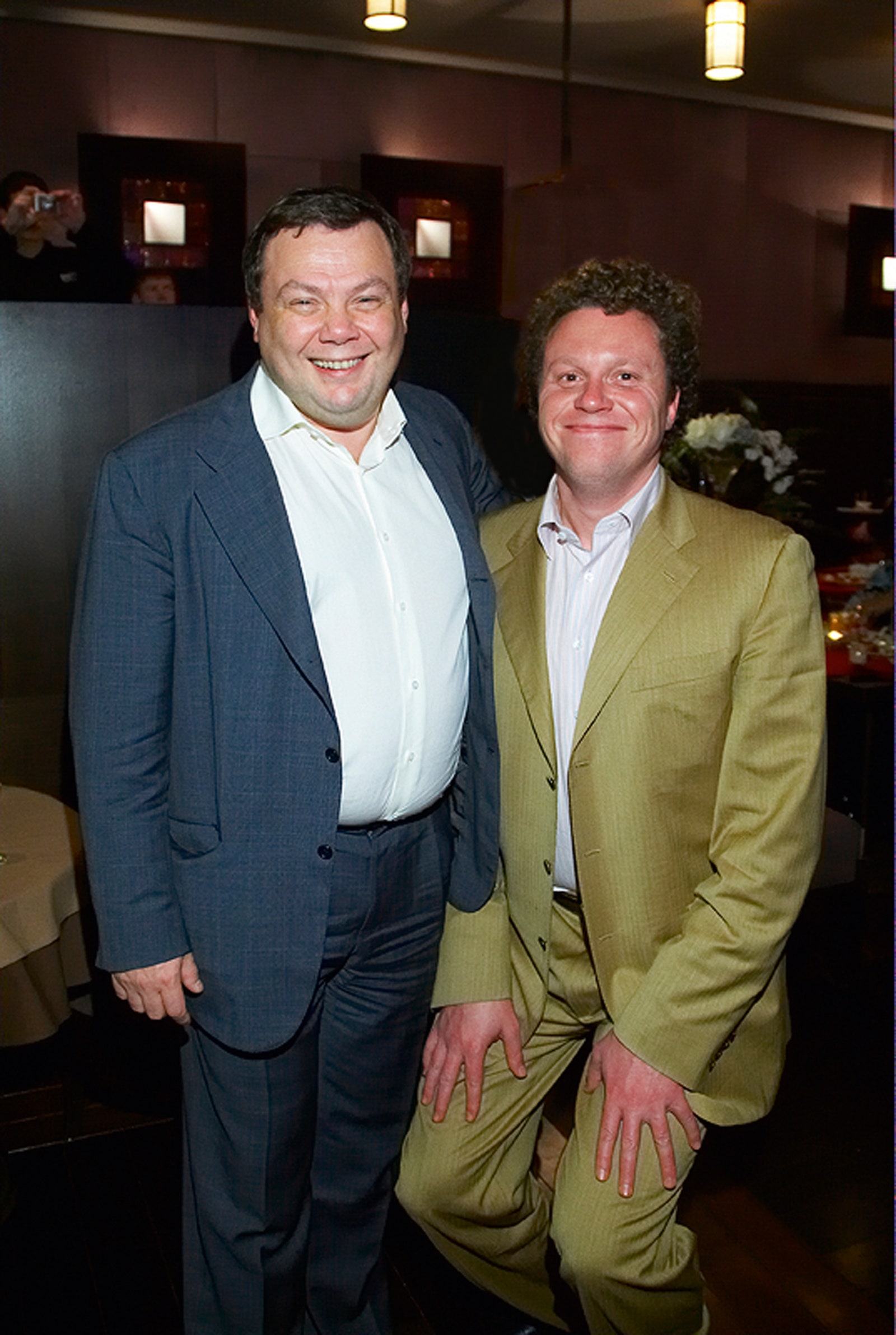 Михаил Фридман  и бизнесмен Сергей Полонский на концерте Патрисии Каас в Барвихе.