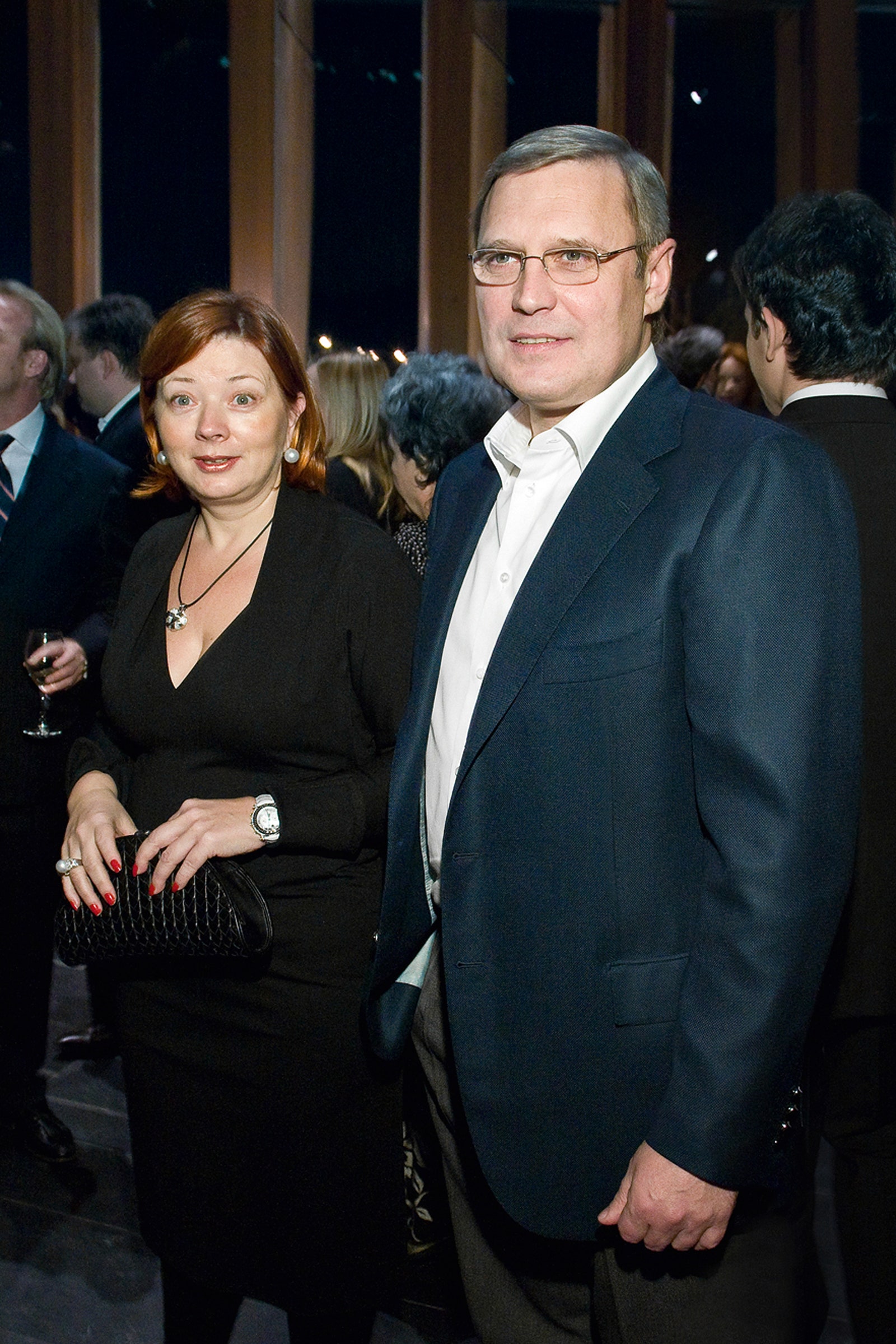 Политик Михаил Касьянов с женой Ириной на концерте Элтона Джона в Барвихе.