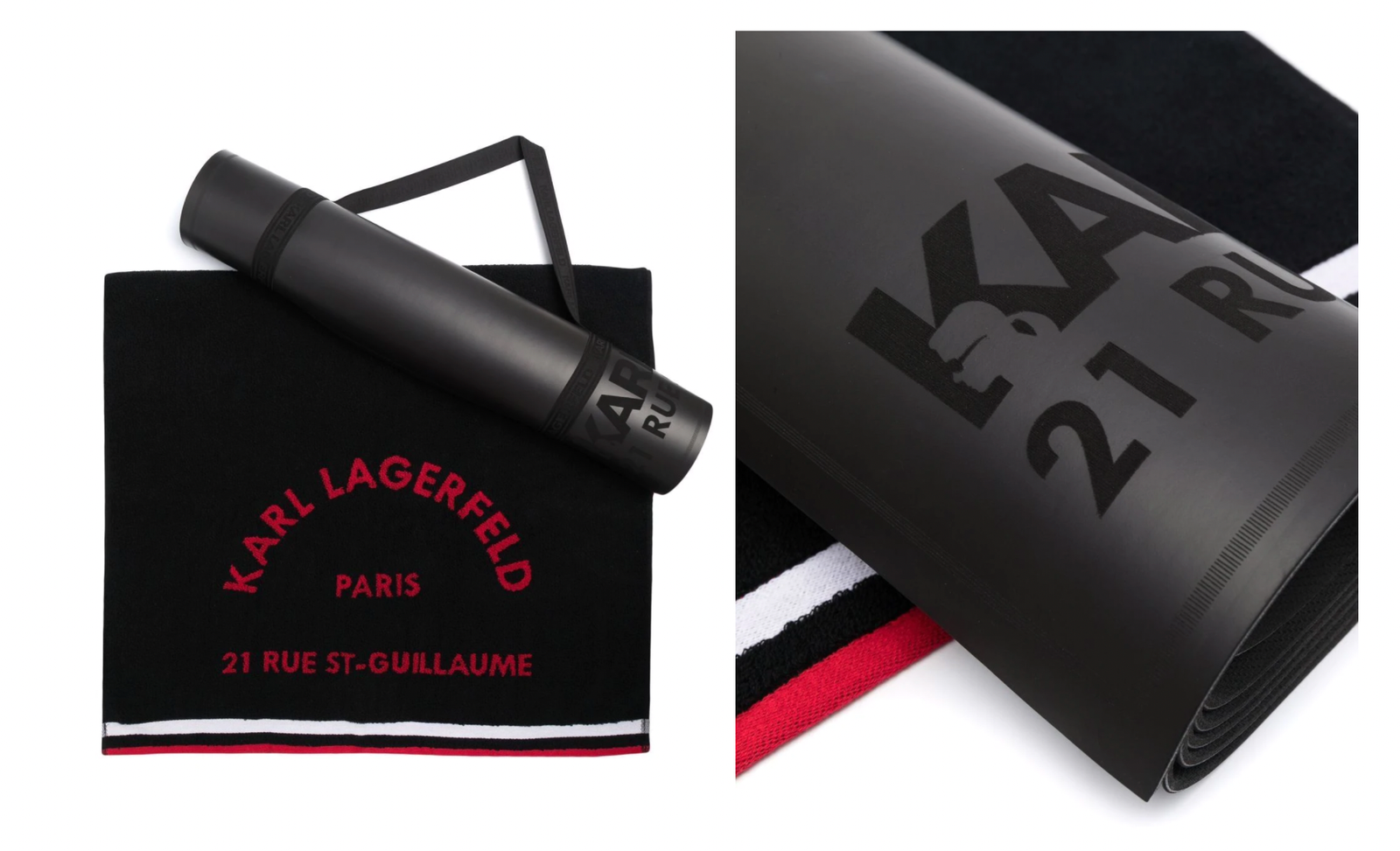 Комплект для йоги с логотипом Karl Lagerfeld