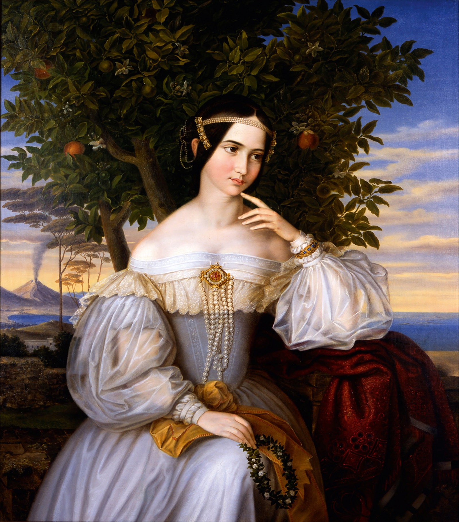 Свадебный портрет Шарлотты фон Ротшильд 1836.
