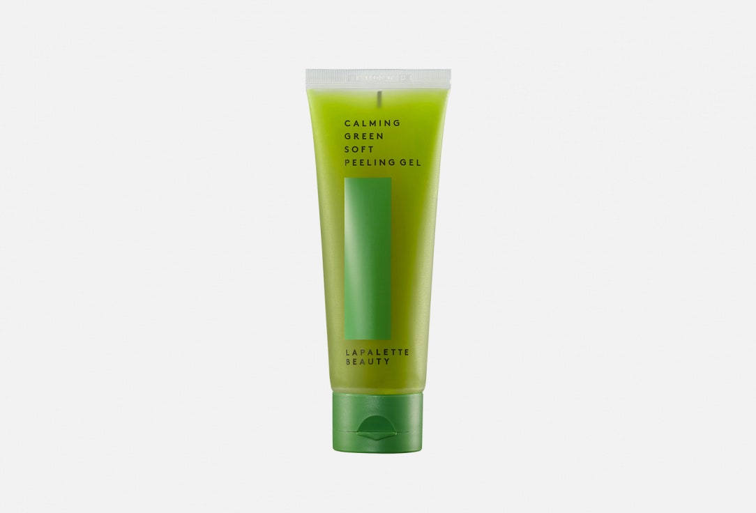 Деликатный отшелушивающий гельскатка для чувствительной кожи Calming Green Soft Peeling Gel Lapalette Beauty