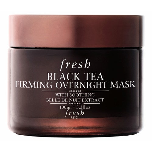 Ночная омолаживающая маска для лица с черным чаем Fresh