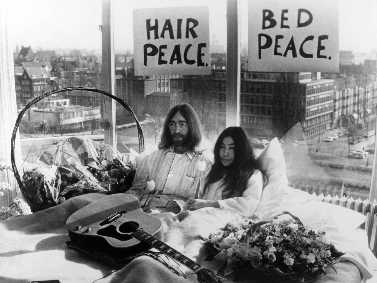 Джон Леннон и Йоко Оно 1969